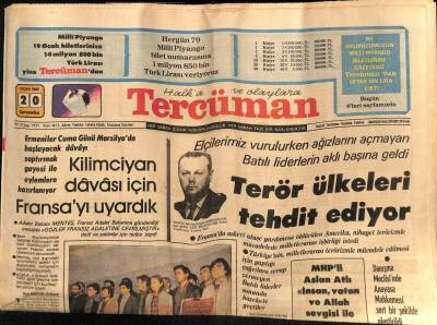 Tercüman Gazetesi 20 Ocak 1982 - Doğum Günü Hediyesi GZ54418 - 1