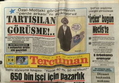 Tercüman Gazetesi 20 Ocak 1987 - Doğum Günü Hediyesi GZ54688 - 1