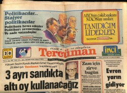 Tercüman Gazetesi 20 Şubat 1984 - Türkiye Barolar Birliği Başkanlığına Teoman Evren Seçildi GZ65944 - 2