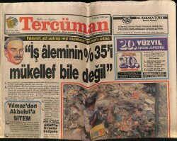 Tercüman Gazetesi 20 Şubat 1990 - Kerkükte Türklere Soykırım GZ65404 - 1