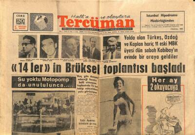 Tercüman Gazetesi 20 Temmuz 1962 - İstiklal Harbi Gazisi Hasan Çavuş Dinleniyor GZ82444 - 1