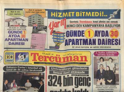 Tercüman Gazetesi 20 Temmuz 1985 - Arıkan Parti Kuruyor - Kemal Ulusu İstifa Etti GZ119024 - 1