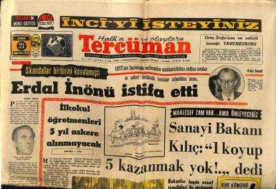 Tercüman Gazetesi 21 Ağustos 1970 - İzmir Fuarı Dün Açıldı GZ65442 - 1