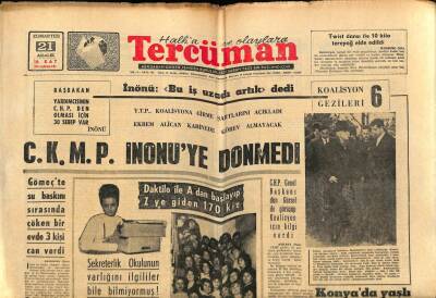 Tercüman Gazetesi 21 Aralık 1963 - 22 Sendika Daha Maden İşçilerine Katılıyor GZ67602 - 2