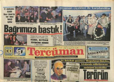Tercüman Gazetesi 21 Aralık 1985 - Fenerbahçe Kaynıyor GZ103388 - 2