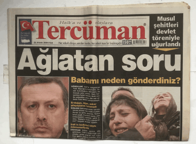 Tercüman Gazetesi 21 Aralık 2004 - Bütçe Oturumunda Brüksel Atışması GZ5764 - 2