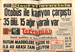 Tercüman Gazetesi 21 Haziran 1971 - Anayasa Tasarısı İçin , İnönü İle Ecevit Aynı Görüşte Değil GZ65734 - 1