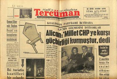 Tercüman Gazetesi 21 Kasım 1963 - Osman Kibar Eski Başkan Başolun Hesaplarını İnceletecek GZ67655 - 1
