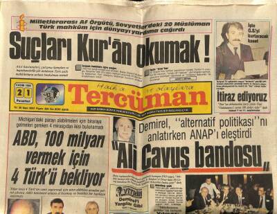 Tercüman Gazetesi 21 Kasım 1988 - ABD , 100 Milyarı Vermek İçin 4 Türkü Bekliyor GZ67160 - 2