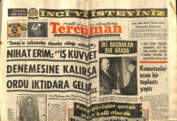 Tercüman Gazetesi 21 Mart 1971 - Batmanda 3 Bin Köylü Miting Yaptı GZ65905 - 2
