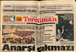 Tercüman Gazetesi 21 Mart 1978 - Korutürkün Anarşik Olaylarla İlgili Bir Açıklama Yapması Bekleniyor GZ67582 - 2