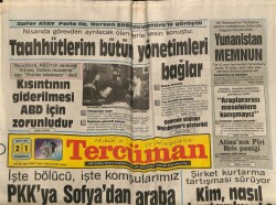 Tercüman Gazetesi 21 Mart 1987 - Lösemili Çocuklar Vakfına 1 Milyon Bağışlayan Türkan Şoray Zenginleri de Bağışa Davet Etti GZ70356 - 1