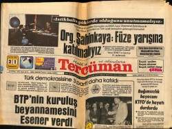 Tercüman Gazetesi 21 Mayıs 1983 - Türk Demokrasisine 3 Parti Daha Katıldı GZ65932 - 1