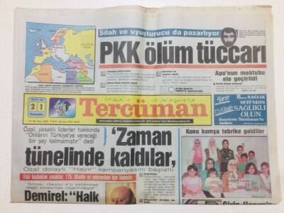Tercüman Gazetesi 21 Mayıs 1987 - Doğum Günü Hediyesi GZ53560 - 1