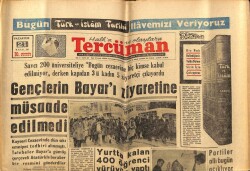Tercüman Gazetesi 21 Ocak 1963 - Gençlerin Bayarın Ziyaretine Müsaade Edilmedi GZ70628 - 2