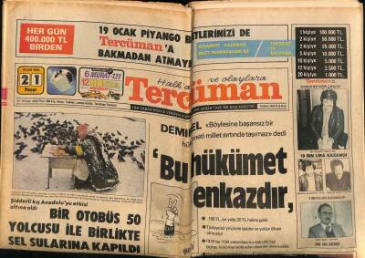 Tercüman Gazetesi 21 Ocak 1979 - Libyaya İhraç Edilen 400 Ton Elma Yolda Çürüdü GZ69059 - 1