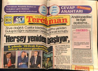 Tercüman Gazetesi 21 Ocak 1985 - İranla İki Ayrı Boru Hattı İçin Ön Mütabakat Sağlandı GZ72326 - 2