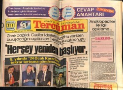 Tercüman Gazetesi 21 Ocak 1985 - İranla İki Ayrı Boru Hattı İçin Ön Mütabakat Sağlandı GZ72326 - 1