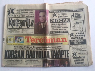 Tercüman Gazetesi 21 Ocak 1986 - Barış Manço Beni Türk Milleti Yönlendiriyor - GZ15133 - 2