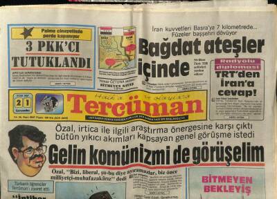 Tercüman Gazetesi 21 Ocak 1987 - Doğum Günü Hediyesi GZ54689 - 1