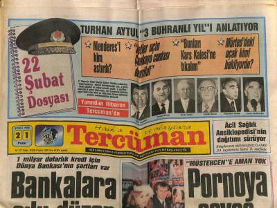 Tercüman Gazetesi 21 Şubat 1988 - 1 Milyar Dolarlık Kredi İçin Dünya Bankasının Şartları Var GZ67173 - 1