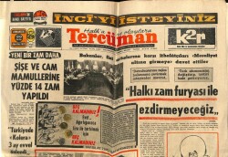 Tercüman Gazetesi 22 Ağustos 1970 - Şişe Ve Cam Mamüllerine Yüzde 14 Zam Yapıldı GZ65437 - 1