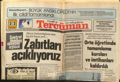 Tercüman Gazetesi 22 Aralık 1980 - Zamlı Akaryakıt Satışları Bugün Başlıyor GZ97539 - 1