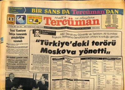 Tercüman Gazetesi 22 Aralık 1982 -Ağcanın Savcısı Bulgaristana Davet Edildi GZ67491 - 2