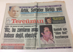 Tercüman Gazetesi 22 Aralık 1991 - Kaddafi İçin Ölüm Timi Hazırlanıyor - GZ15225 - 2