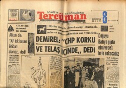 Tercüman Gazetesi 22 Eylül 1965 - Atatürkün Eseri , İnönü Tarafından Tehlikeye Düşürüldü GZ70852 - 1
