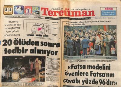 Tercüman Gazetesi 22 Kasım 1982 - Galatasarayın Rekoru Direkten Döndü GZ53834 - 1