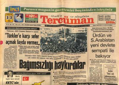 Tercüman Gazetesi 22 Kasım 1983 - Erzincanda Halk Evlerine Girmiyor GZ70262 - 2