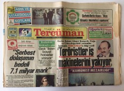 Tercüman Gazetesi 22 Kasım 1985 - 84.Madde Özalın Başını Çok Ağrıtacak GZ10773 - 2