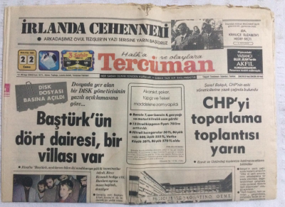 Tercüman Gazetesi 22 Mayıs 1981 - CHPyi Toparlama Toplantısı Yarın - GZ19274 - 1