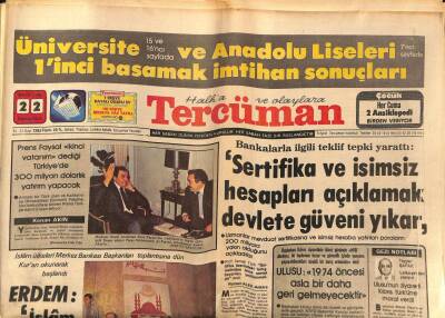 Tercüman Gazetesi 22 Mayıs 1982 - 4.Murat Cihan Ünal 2.Defa Hülya Koçyiğite Aşık Oldu GZ54497 - 1