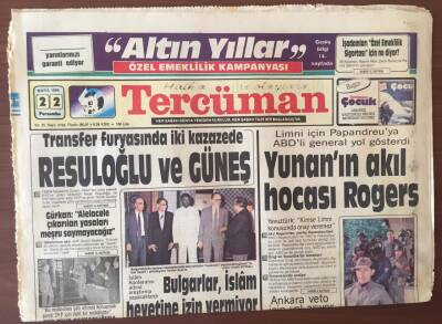 Tercüman Gazetesi 22 Mayıs 1986 -ABD İle Tekstil Anlaşmazlığı Giderildi GZ6817 - 2