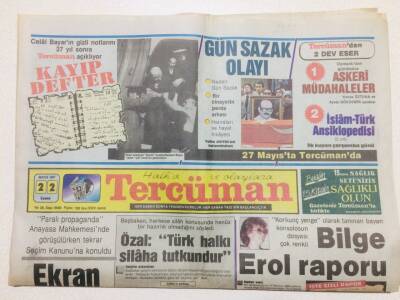 Tercüman Gazetesi 22 Mayıs 1987 - Doğum Günü Hediyesi GZ53559 - 1