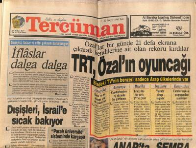 Tercüman Gazetesi 22 Mayıs 1990 - ANAP Gecesini Coşkun Sabah Bile Kurtaramadı GZ67286 - 2