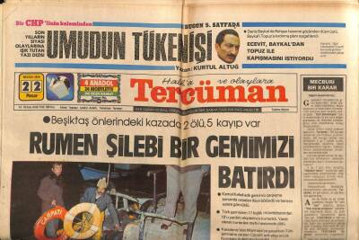 Tercüman Gazetesi 22 Nisan 1979 - Tanju Okan Sahneyi Bırakıyor GZ87555 - 1