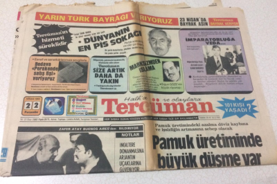 Tercüman Gazetesi 22 Nisan 1982 - Arjantinde Karartma Uygulanmaya Başlandı - GZ15252 - 1
