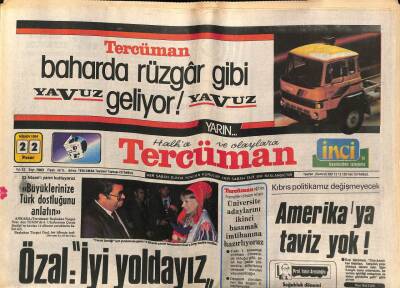 Tercüman Gazetesi 22 Nisan 1984 - Doğum Günü Hediyesi GZ54538 - 1