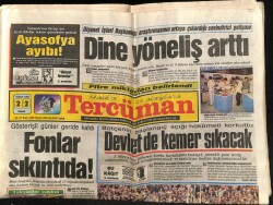 Tercüman Gazetesi 22 Nisan 1988 - Ayasofya Ayıbı GZ65471 - 1