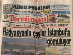 Tercüman Gazetesi 22 Nisan 1989 - Radyasyonlu Çaylar İstanbula Gömülüyor GZ67301 - 1