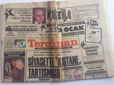 Tercüman Gazetesi 22 Ocak 1986 - Barış Manço Başı Örtmek Niye Suç Olsun - GZ15131 - 2