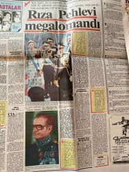 Tercüman Gazetesi 22 Ocak 1990 - Galatasaray'da Yeni Rüzgarlar - Trabzon Lider - Rıza Pehlevi Megalomandı - Türkan Şoray Rolü İçin Titiz Davranacak GZ150224 - 3