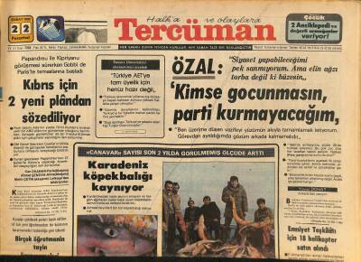 Tercüman Gazetesi 22 Şubat 1982 - Mehmet Ali Ağcaya Suçu Kabul Etmesi İçin 600 Bin Lira Verildi GZ126177 - 1
