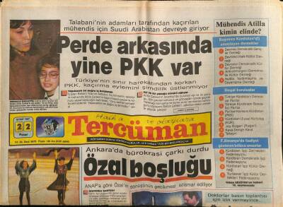 Tercüman Gazetesi 22 Şubat 1987 - Mireille Mathieu 12 Kişili Orkestrası Ve 3 Vokalistle Türkiyeye Geldi GZ54237 - 1