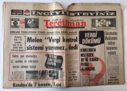 Tercüman Gazetesi 22 Temmuz 1970 - Yeni Vergi Tasarısı Kimlerden Nelerden Ve Ne Kadar Vergi Alınacak GZ10790 - 2
