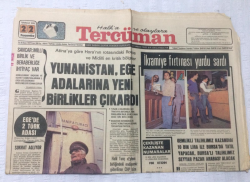 Tercüman Gazetesi 22 Temmuz 1976 - Yunanistan, Ege Adalarına Yeni Birlikler Çıkardı - GZ17237 - 1