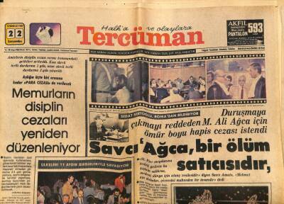 Tercüman Gazetesi 22 Temmuz 1981 - Perihan Savaş İbrahimi Hem Seviyor , Hem Sayıyorum GZ65930 - 2